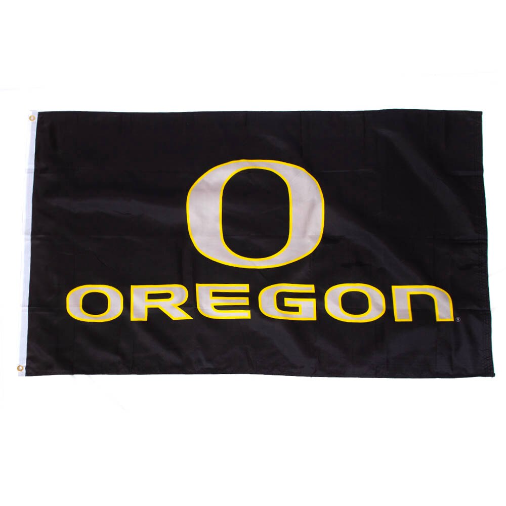 Classic Oregon O, Sewing Concepts, Black, Flags, Home & Auto, 3'x5', Grommets, 943835